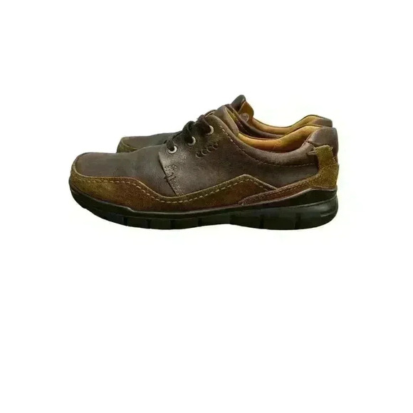 ECCO Men’s Brown Suede/Leather Receptor Comfort Walking Shoe Ero Size 43 US 10 - Picture 9 of 10